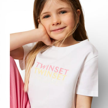 T-shirt Baby con logo multicolor