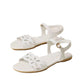 Sandali Girl in pelle con motivo a fiori
