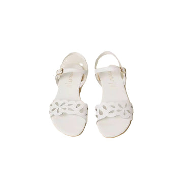 Sandali Girl in pelle con motivo a fiori