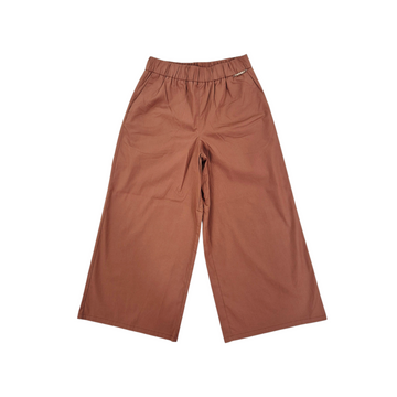 Pantalone Girl in popeline Wide Leg