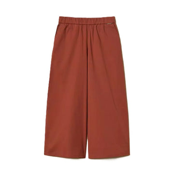 Pantalone Girl cropped in popeline
