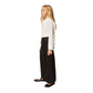 Pantalone Girl in popeline con borchie