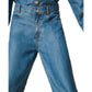 Jeans ampi Girl Chambray