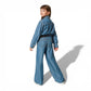Jeans ampi Girl Chambray