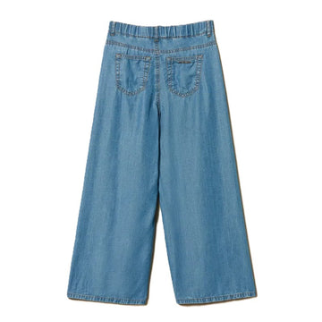 Jeans ampi Girl Chambray