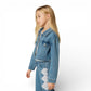 Giacca Girl cropped in jeans