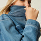 Giacca Girl cropped in jeans