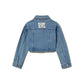 Giacca Girl cropped in jeans