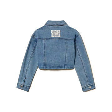 Giacca Girl cropped in jeans