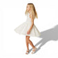 Abito Girl corto in pizzo macramè