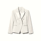 Giacca Bambina blazer in crèpe e duchesse
