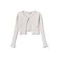 Cardigan Bambina in maglia a costine