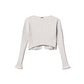 Cardigan Bambina in maglia a costine