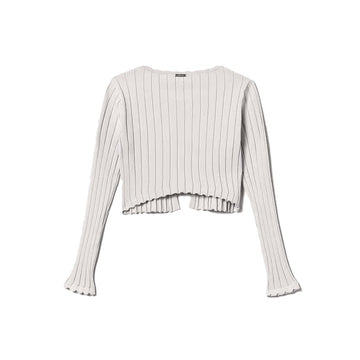 Cardigan Bambina in maglia a costine