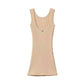 Abito Girl corto in maglia a costine