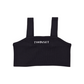 Top Bambina con intarsio logo