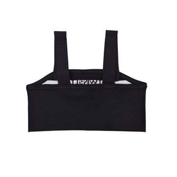 Top Bambina con intarsio logo
