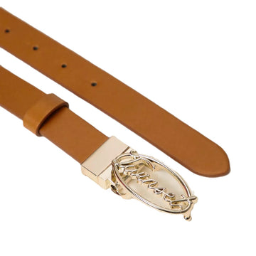 Cintura reversibile con logo lettering