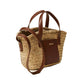 Borsa Bimba shopper in paglia con manico