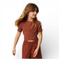 T-shirt Bambina con fiocco