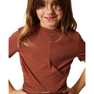T-shirt Bambina con fiocco