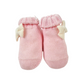 Scarpine in lana neonata con fiocchetto lato