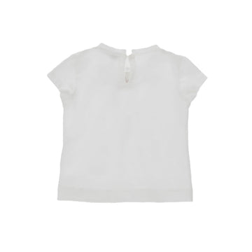 T-shirt Bambina con Fiocco e Fiore