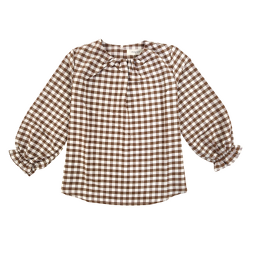 Camicia bimba a quadretti  Fiorile