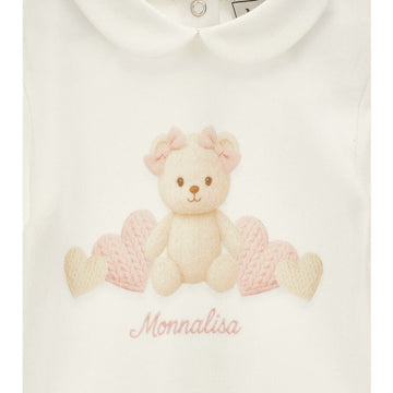 Tutina neonata Teddy interlock cotone