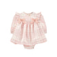 Abito neonata Tartan e Body, fiocchi + fascia