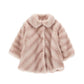 Pelliccia Cappotto Bimba Raglan Peluche