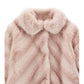 Pelliccia Cappotto Bimba Raglan Peluche