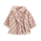 Pelliccia Cappotto Bimba Raglan Peluche
