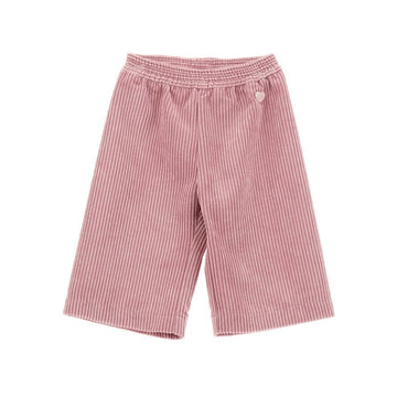 Pantaloni bambina Cropped velluto a coste Monnalisa