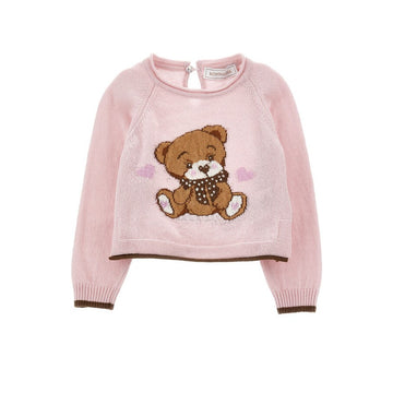 Pull lana intarsio Teddy Monnalisa