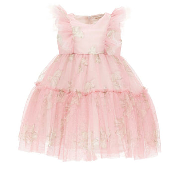 Abito in tulle Ballerina stampa fiocchi Monnalisa