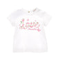 T-shirt stampa Love Monnalisa