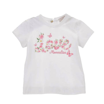 T-shirt stampa Love Monnalisa