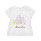 T-shirt stampa castello incantato