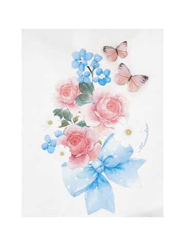 T-shirt Bambina jersey Bouquet