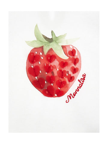 T-shirt Bambina Maxi Fragola