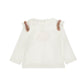 T-Shirt Bambina con fiore strass
