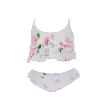Bikini frou frou rose