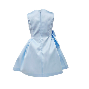 Abito Bambina in mikado con tulipani