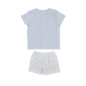 Completo Bimbo camicia a righe