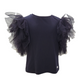 T-shirt bimba con gale in tulle