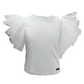 T-shirt bimba con gale in tulle