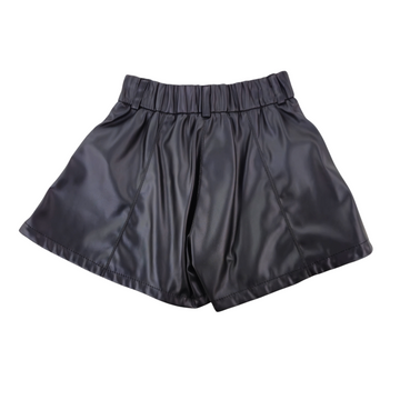 Shorts a Godet in ecopelle