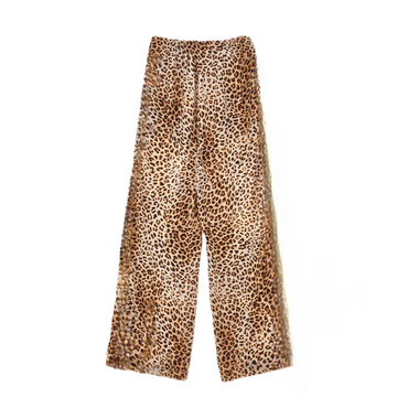 Pantalone bambina fluido in raso Monnalisa