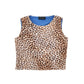 Canotta bimba con cut out animalier